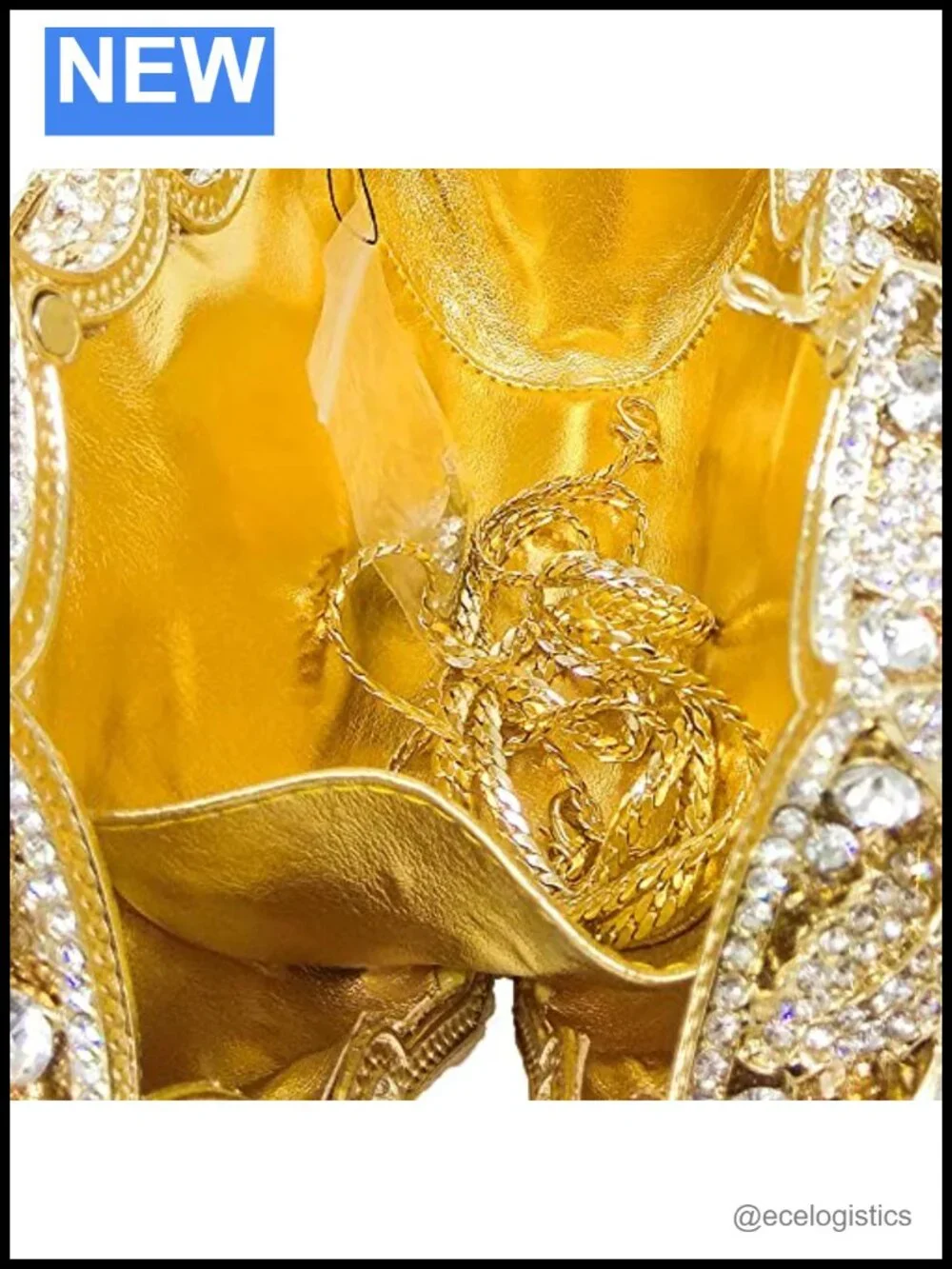 Crystal Clutch Evening Bag for Women Formal Party Rhinestone Purse Wedding Mini